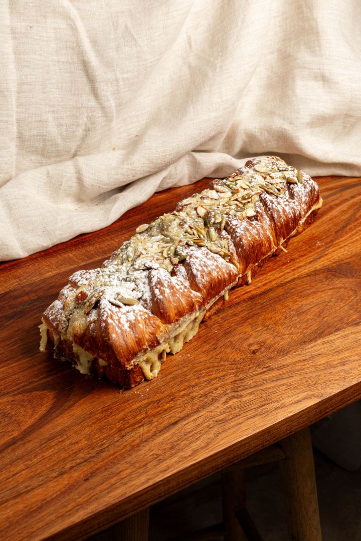Trenza hojaldrada